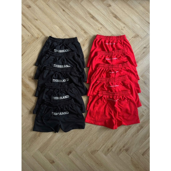 THBB PLUM SWEATSHORTS - BLACK