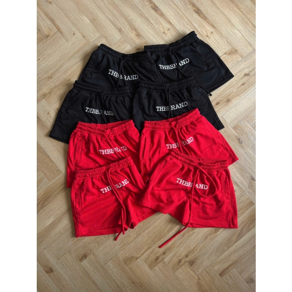 THBB PLUM SWEATSHORTS - BLACK