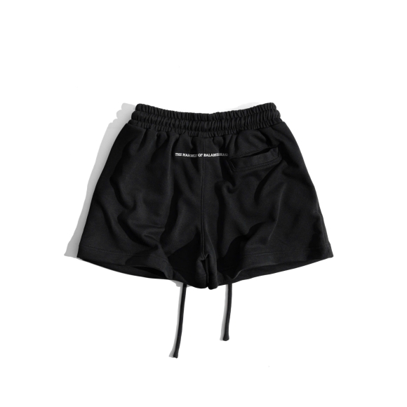 THBB PLUM SWEATSHORTS - BLACK