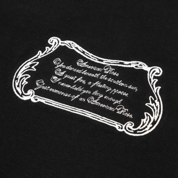THBB SILENT ODE  FIT BODY TSHIRT - BLACK