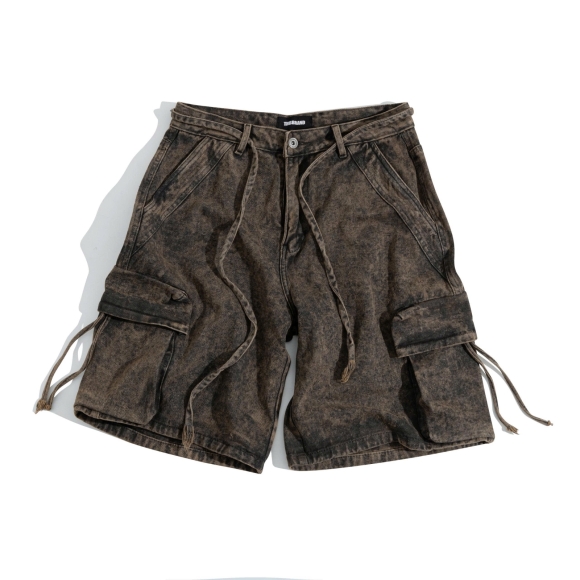 THBB TIMBER BAGGY SHORTS - BROWN WASHED