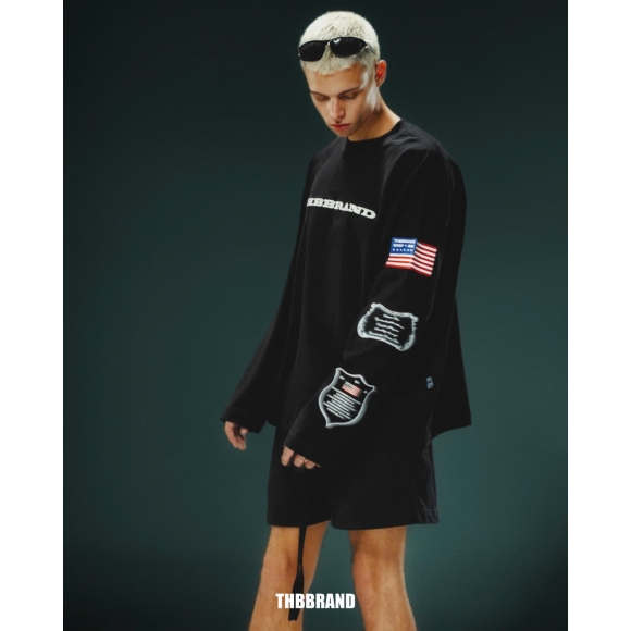 THBB LONG SLEEVE BADGE - BLACK