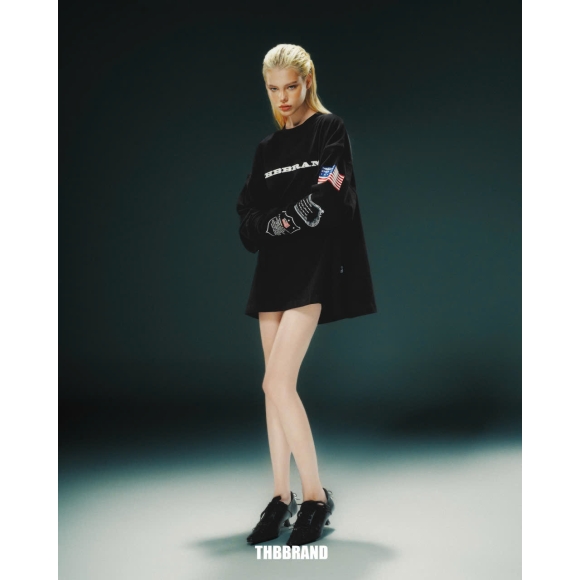 THBB LONG SLEEVE BADGE - BLACK