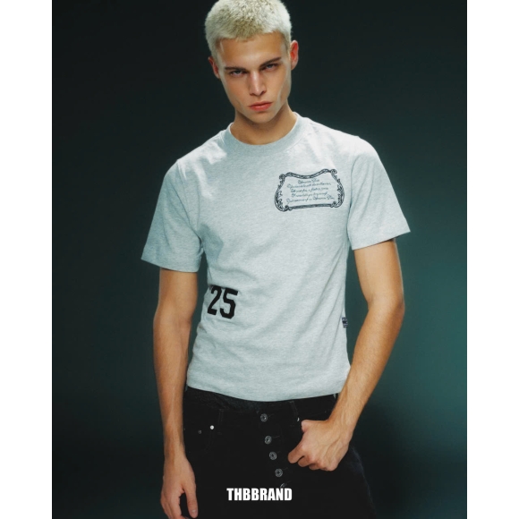 THBB SILENT ODE  FIT BODY TSHIRT - PREMIUM GREY