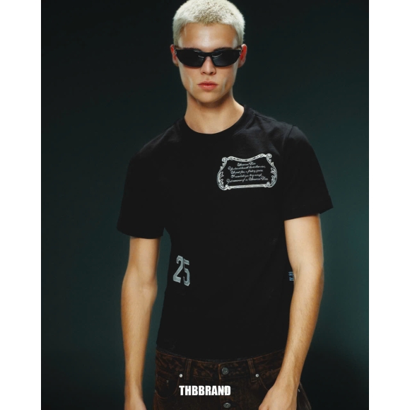 THBB SILENT ODE  FIT BODY TSHIRT - BLACK