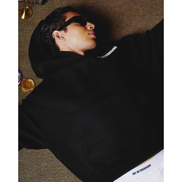 THBB BIGLOGO FLUFFY - BLACK