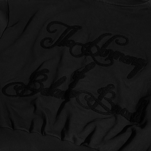 THBB BIGLOGO FLUFFY - BLACK