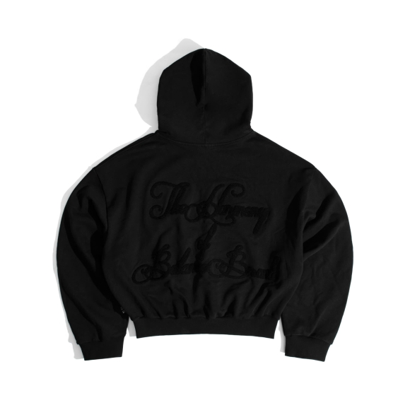 THBB BIGLOGO FLUFFY - BLACK