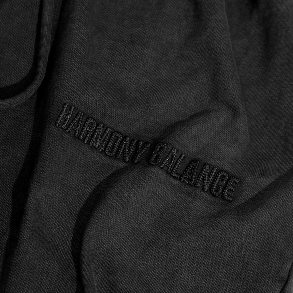 THBB WASHED SWEATPANTS - BLACK