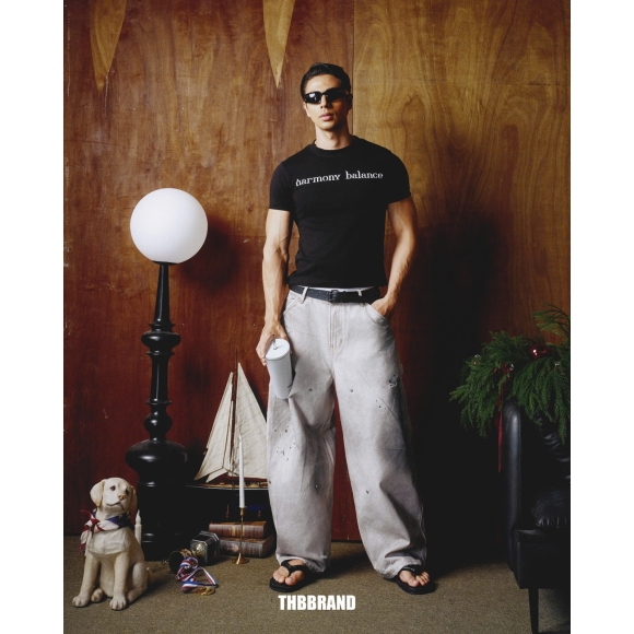 THBB BODY TSHIRT  HARMONY BALANCE - BLACK