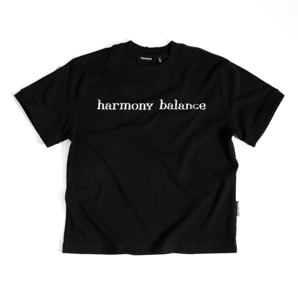 THBB BODY TSHIRT  HARMONY BALANCE - BLACK