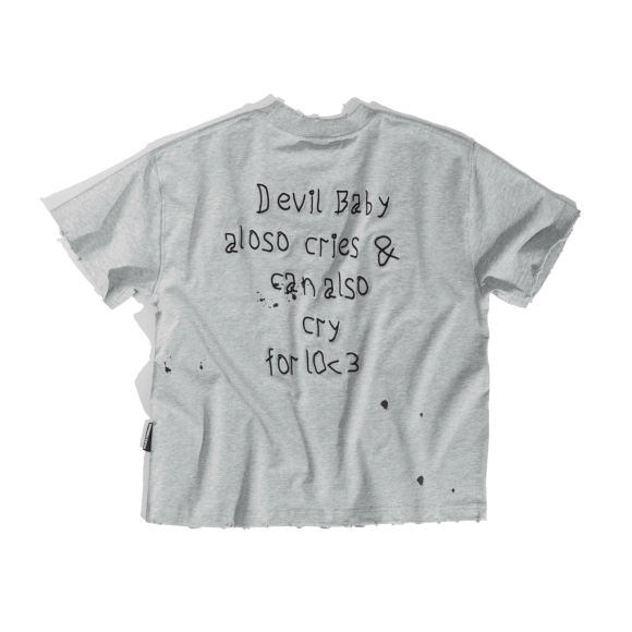 THBB TORNPOCKET DEVILBABY - PREMIUM GREY