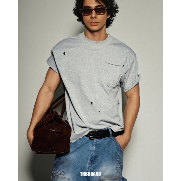 THBB TORNPOCKET DEVILBABY - PREMIUM GREY