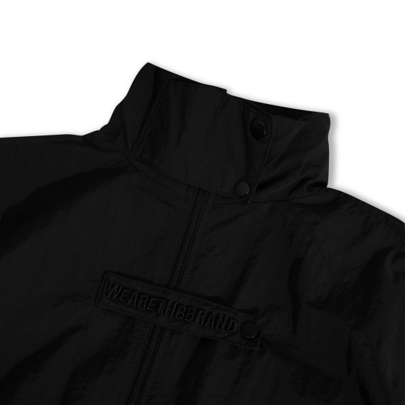  THBB NYLON JACKET SS26 - BLACK