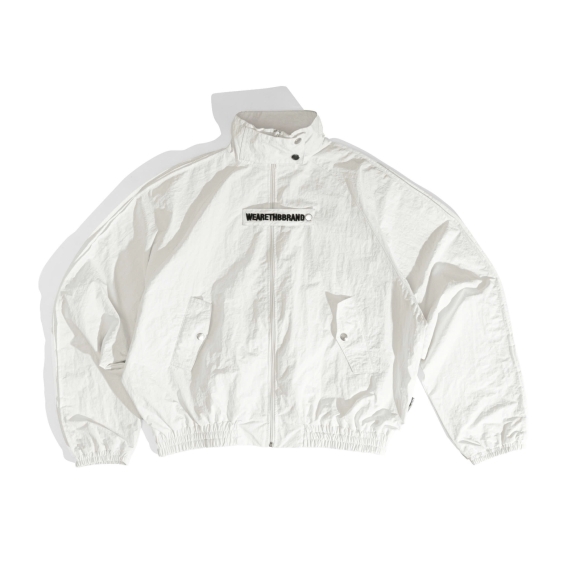  THBB NYLON JACKET SS26 - WHITE