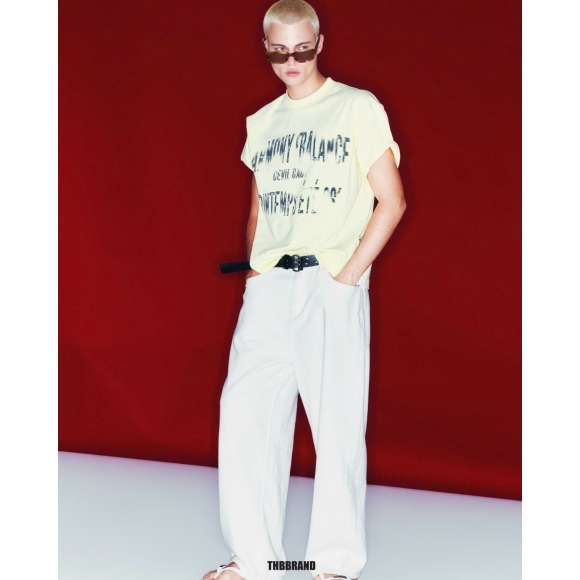 THBB BOXY HARMONY BALENCE SS26 - LEMON TEA - 250GSM