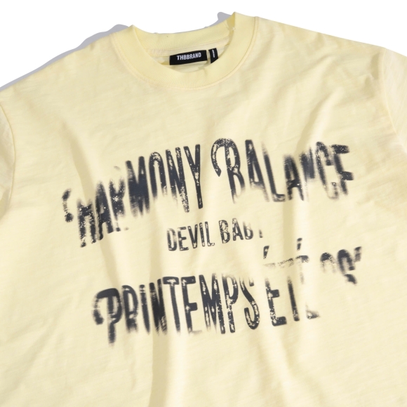 THBB BOXY HARMONY BALENCE SS26 - LEMON TEA - 250GSM