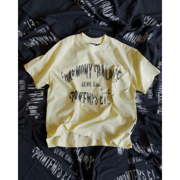 THBB BOXY HARMONY BALENCE SS26 - LEMON TEA - 250GSM