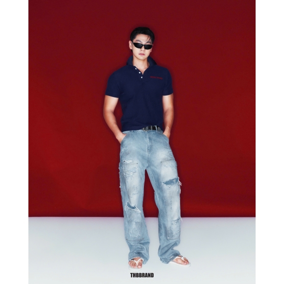  THBB POLO BODY FIT - NAVY BLUE