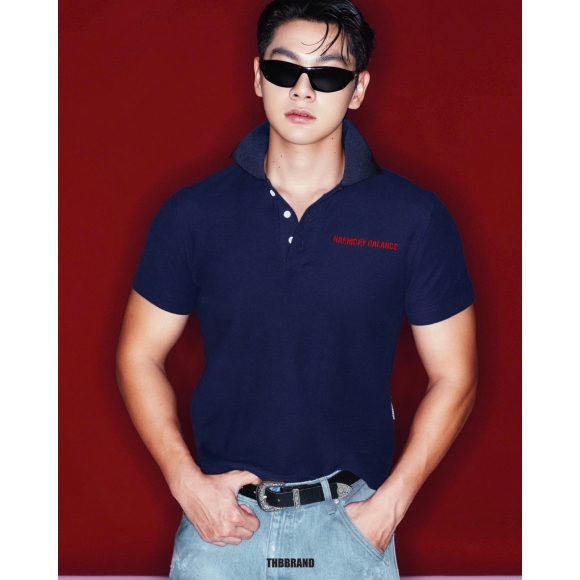  THBB POLO BODY FIT - NAVY BLUE
