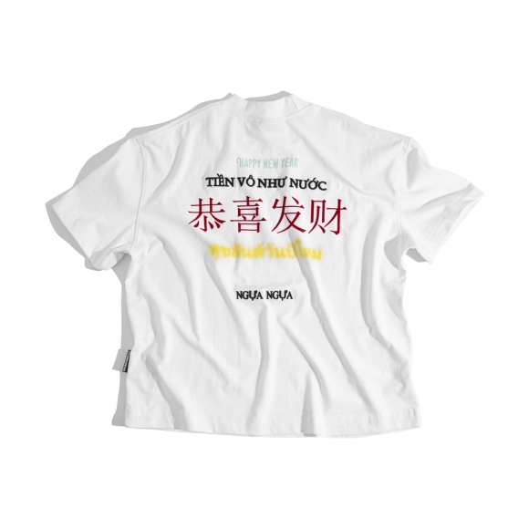 THBB CUNG HỶ PHÁT TÀI TSHIRT - WHITE