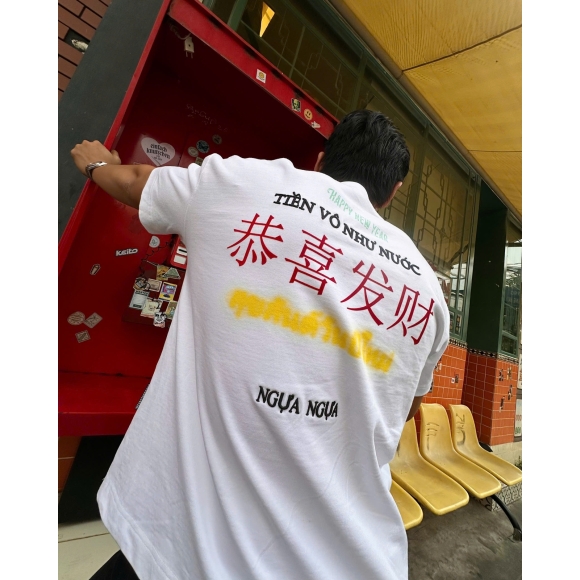 THBB CUNG HỶ PHÁT TÀI TSHIRT - WHITE