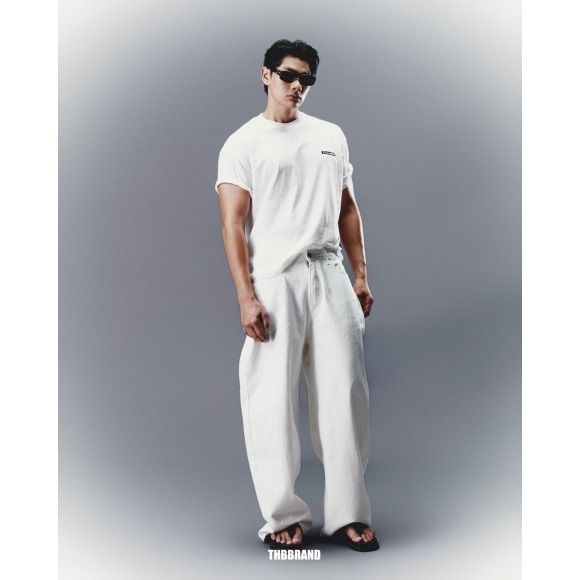 THBB BOXY  WHITH LOVE - WHITE