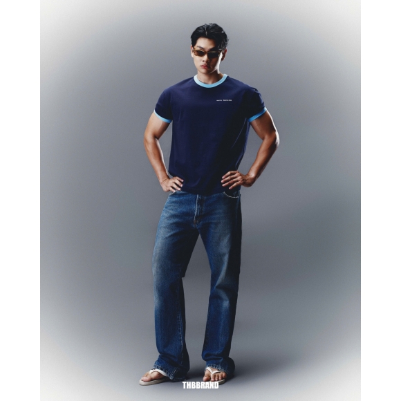 THBB BOXY TAY ÔM DAYINDAYOUT - NAVY BLUE