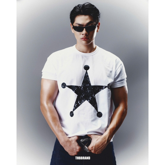 THBB BOXY TAY ÔM COUTRYMAN - WHITE