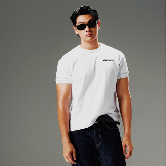 THBB BOXY TAY ÔM  BASIC 2026 - WHITE