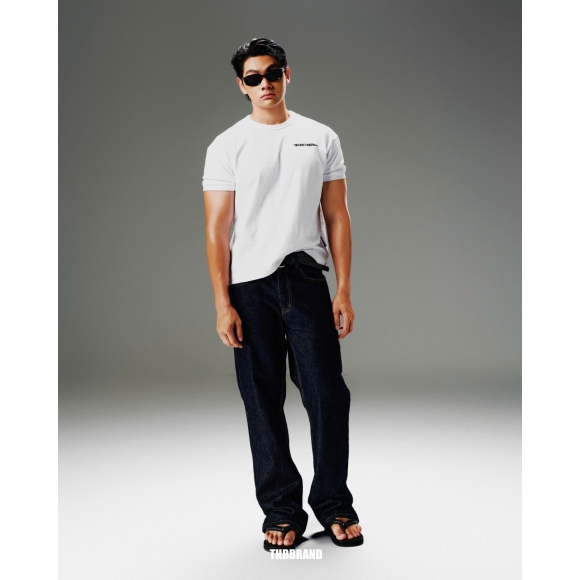 THBB BOXY TAY ÔM  BASIC 2026 - WHITE