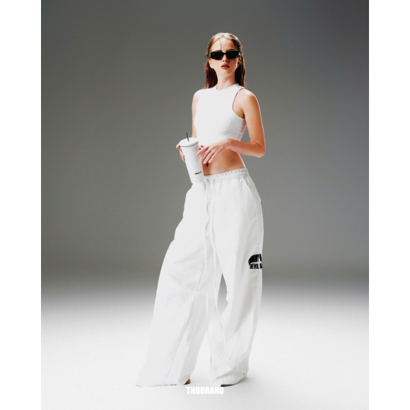 THBB NYLON PANTS 2026 - WHITE