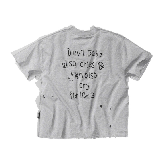 THBB TORNPOCKET DEVILBABY - PREMIUM GREY