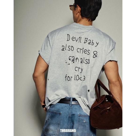 THBB TORNPOCKET DEVILBABY - PREMIUM GREY