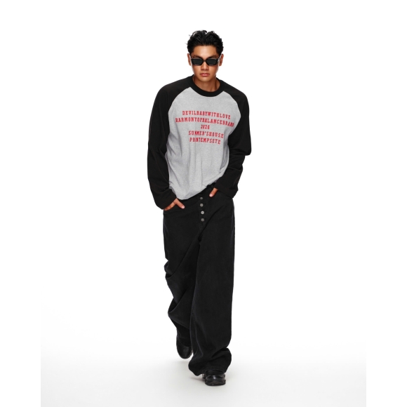 THBB HARMONY RAGLAN PE 2026 - PREMIUM GREY + BLACK