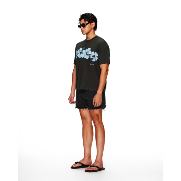 THBB HIBISCUS MIDNIGHT - BLACK WASH