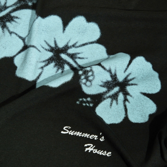 THBB HIBISCUS MIDNIGHT - BLACK WASH