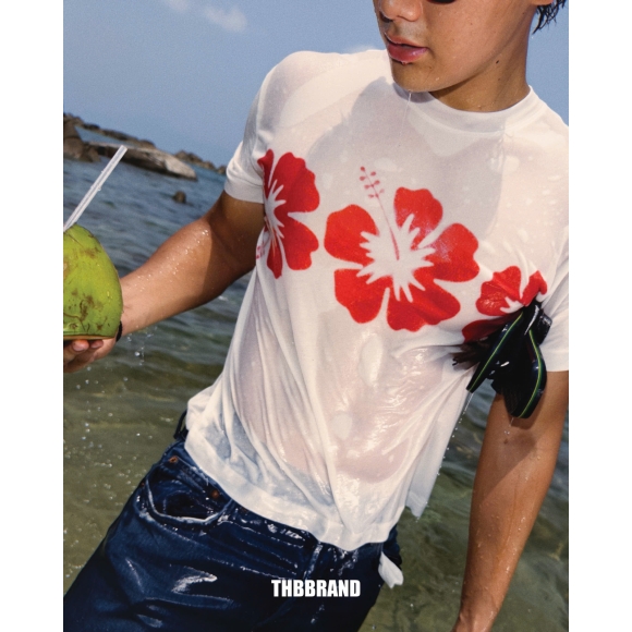 THBB HIBISCUS HAWAII - WHITE
