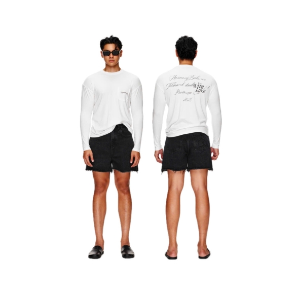 THBB LONG SLEEVES WITH LOVE -  WHITE