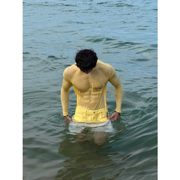 THBB LONG SLEEVES WITH LOVE -  LEMON YELLOW