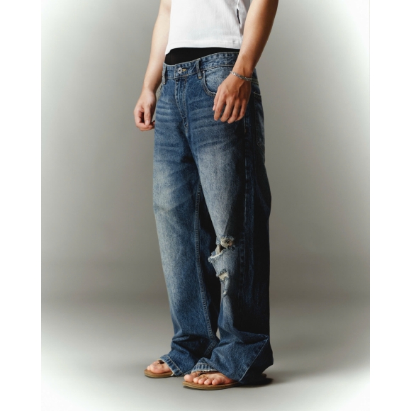THBB OCEAN CLASSIC JEANS - BLUE VINTAGE