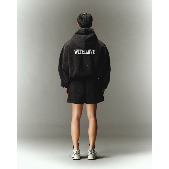 THBB DEVILBABY HOODIE - BLACK WASHED