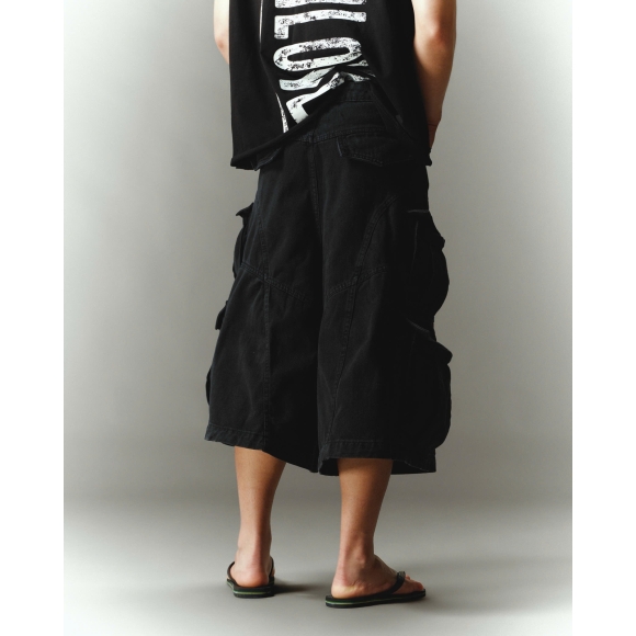 THBB BITCHIN BAGGY SHORT - BLACK WASHED