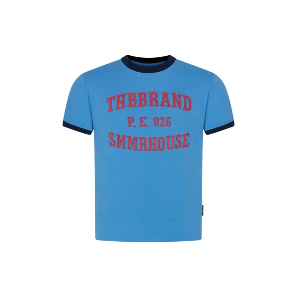 THBB RINGER TEE P.E26 -SKY BLUE
