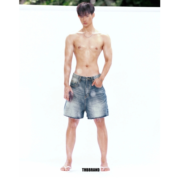 THBB CORE JEANS SHORT - BLUE