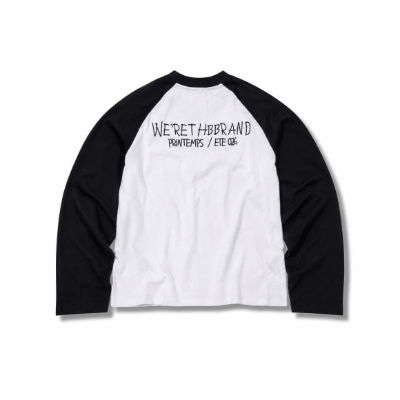 WRITTING RAGLAN - WHITE
